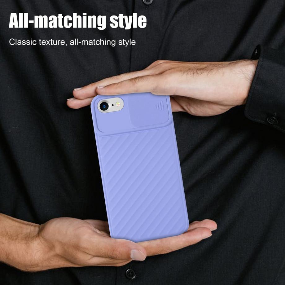 Cadorabo  Housse compatible avec Apple iPhone 7 / 7S / 8 / SE 2020 - Coque de protection en silicone TPU flexible et avec protection pour appareil photo 