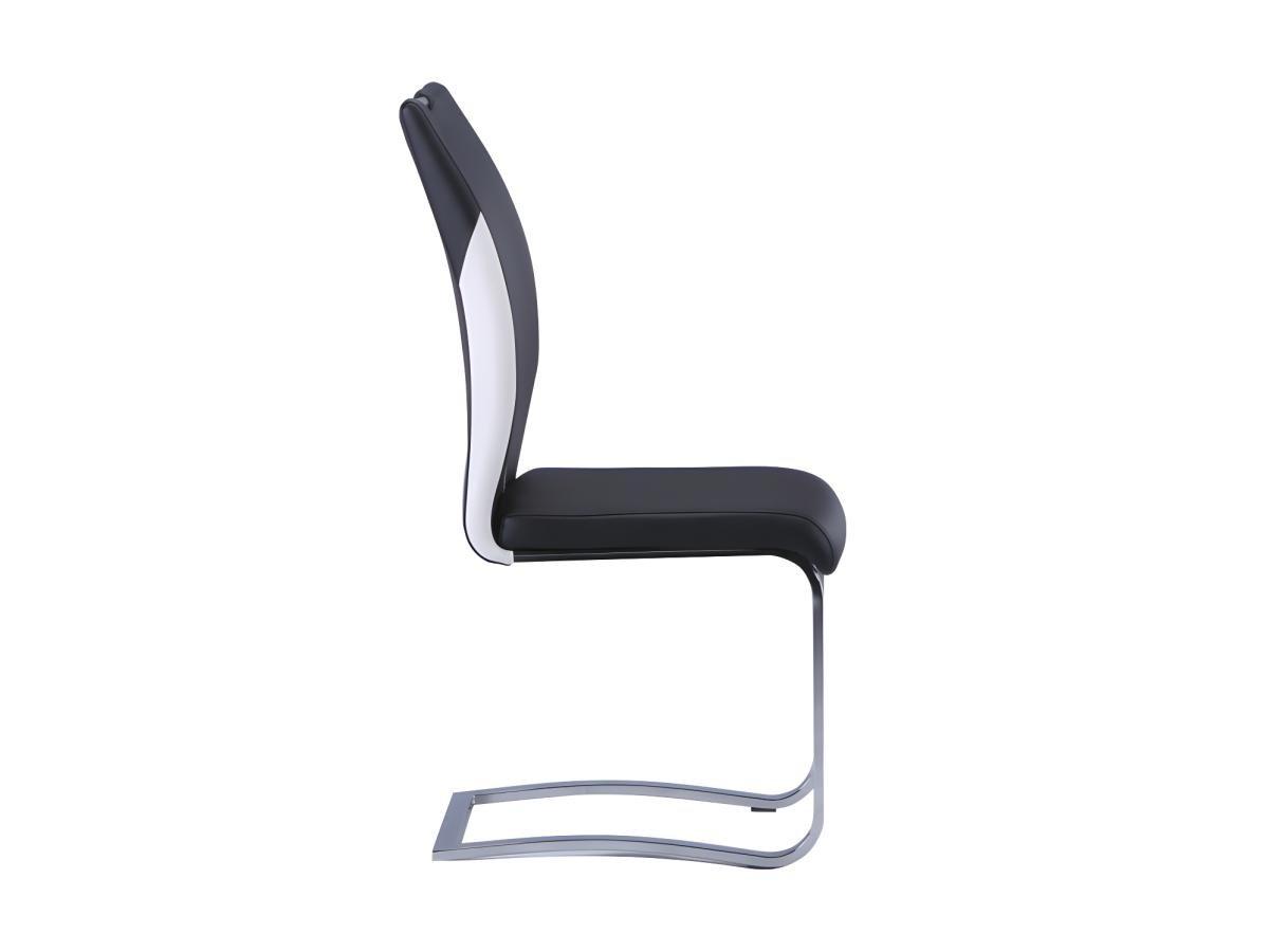 Vente-unique Stuhl 4erSet Kunstleder WINCH  