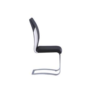 Vente-unique Stuhl 4erSet Kunstleder WINCH  