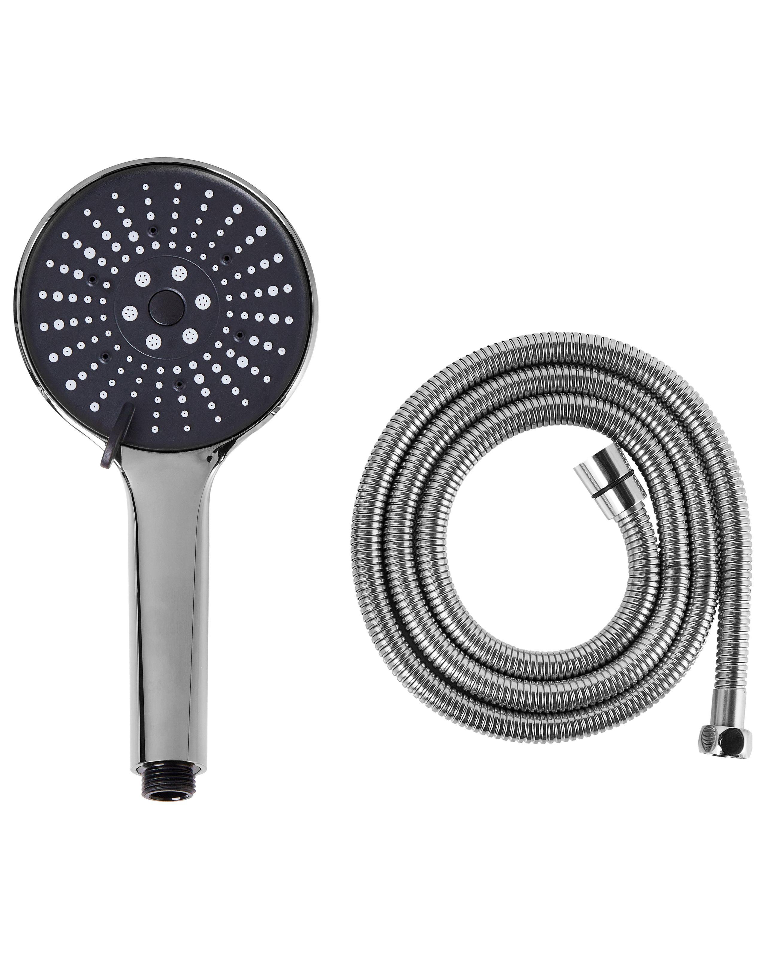 Beliani Duschkopf mit Schlauch aus ABS (robuster Kunststoff) Klassisch MAPIRI  