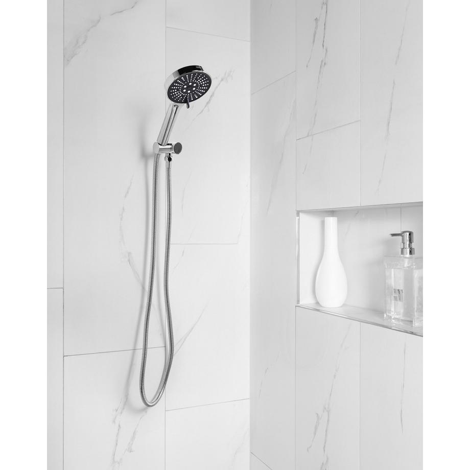Beliani Kit de pommeau de douche avec tuyau flexible en ABS (matière synthétique durable) Traditionnel MAPIRI  