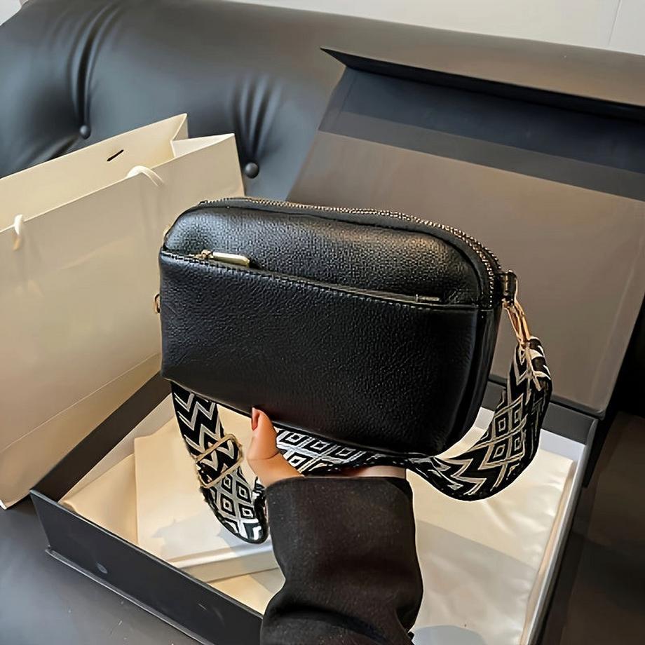 Only-bags.store Mini Sac Bandoulière Carré avec Large Bandoulière  