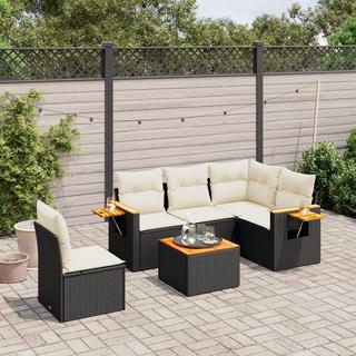 VidaXL set divano da giardino Polirattan  