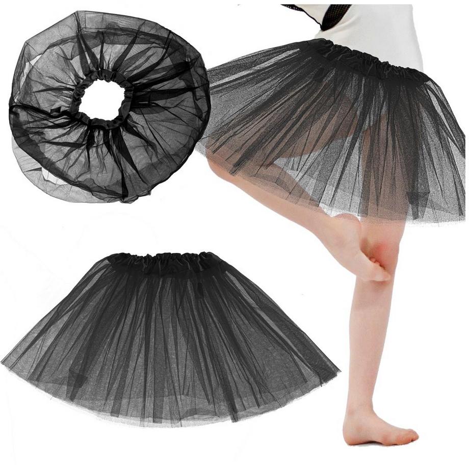 Costume gonna tutù in tulle nero