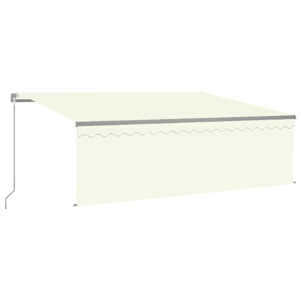 VidaXL - Markise aluminium, One Size, Light Beige