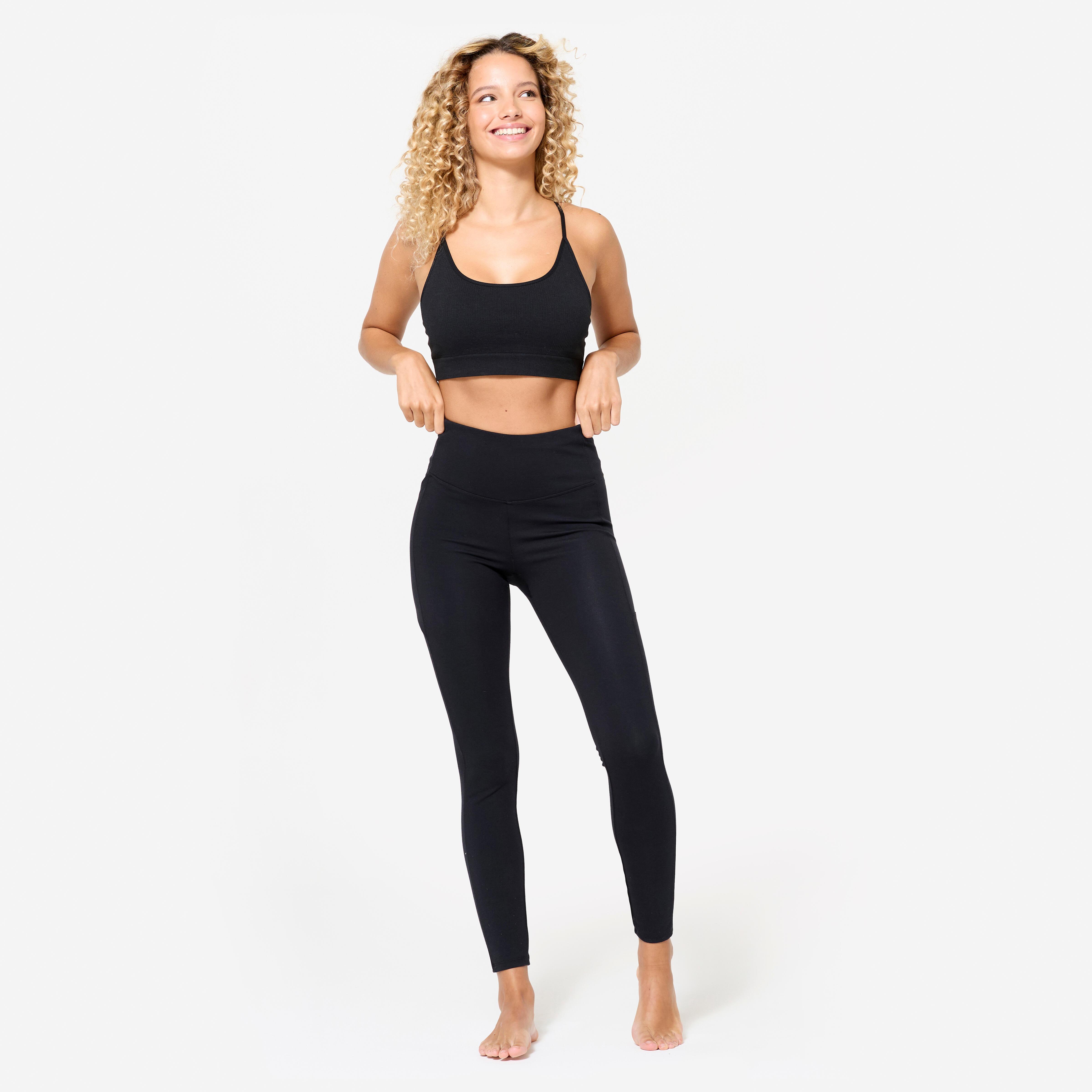 DOMYOS Reggiseno sportivo senza cuciture supporto leggero  