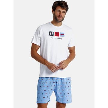 Pyjama Shorts T-Shirt Summer Holidays