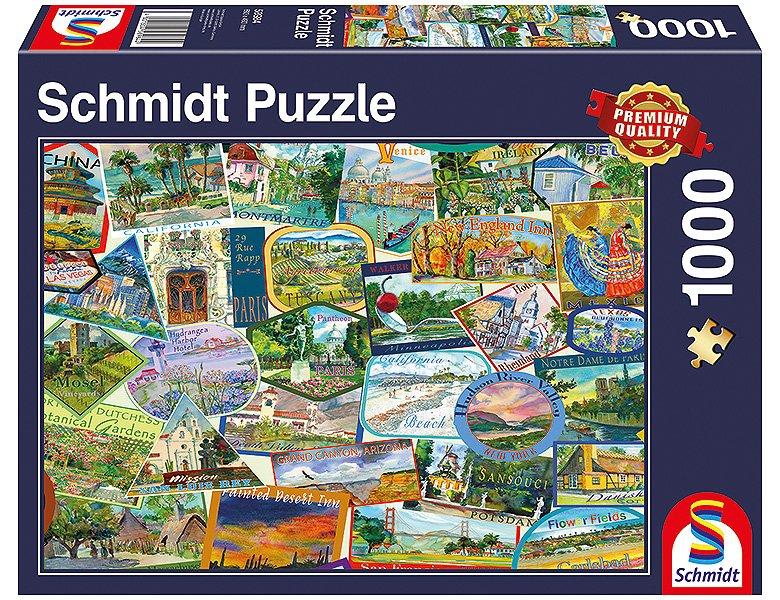 Image of Puzzle Reise-Sticker (1000Teile)