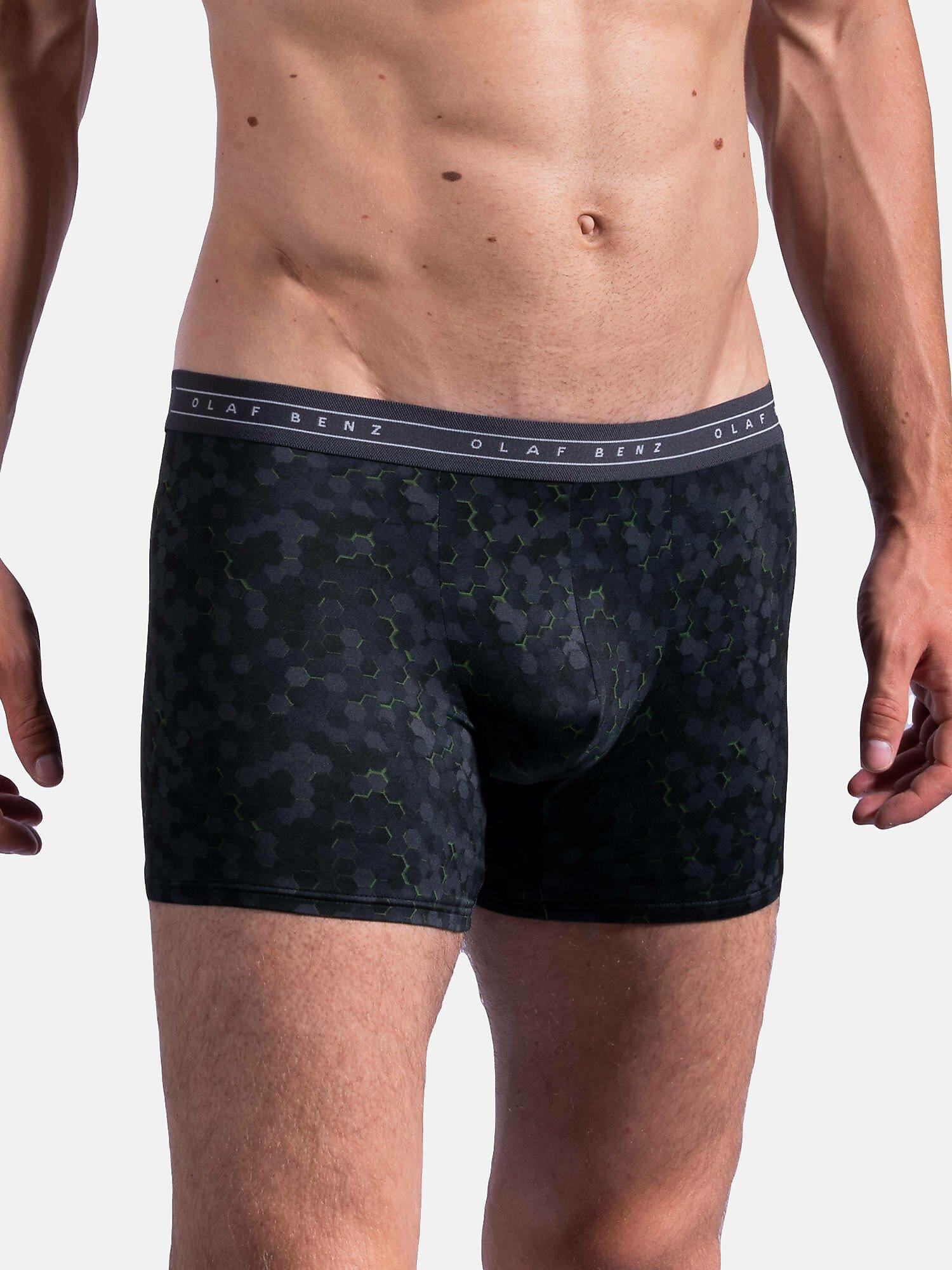 Image of Boxer Red2165 Herren Schwarz Bedruckt XXL