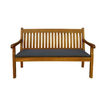 Banc 3 places avec coussin anthracite Eucalyptus