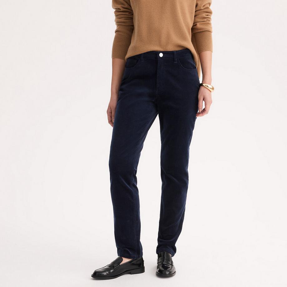 Pantalon velours stretch