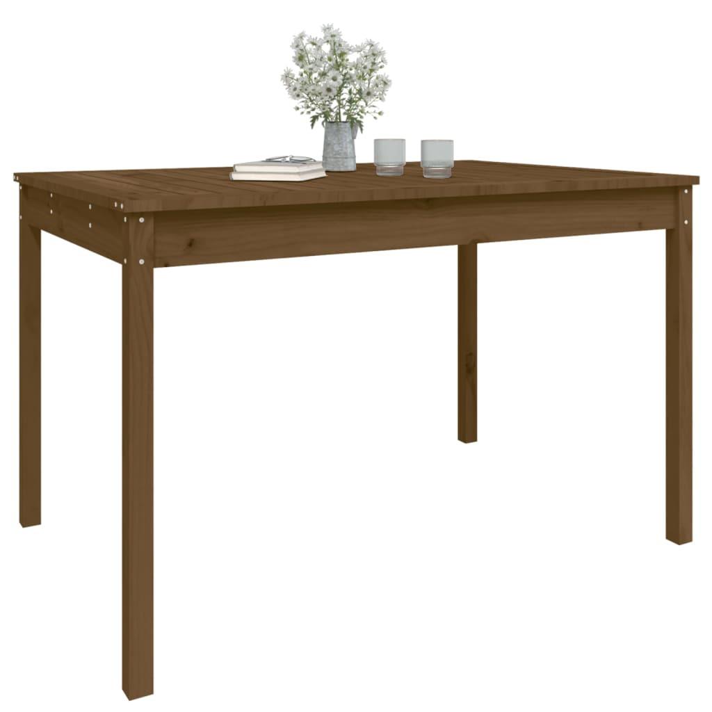 VidaXL Table de jardin bois de pin  