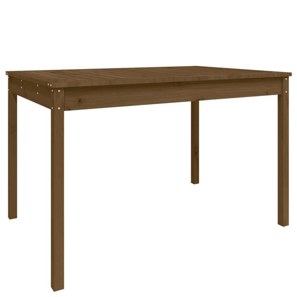 VidaXL Table de jardin bois de pin  