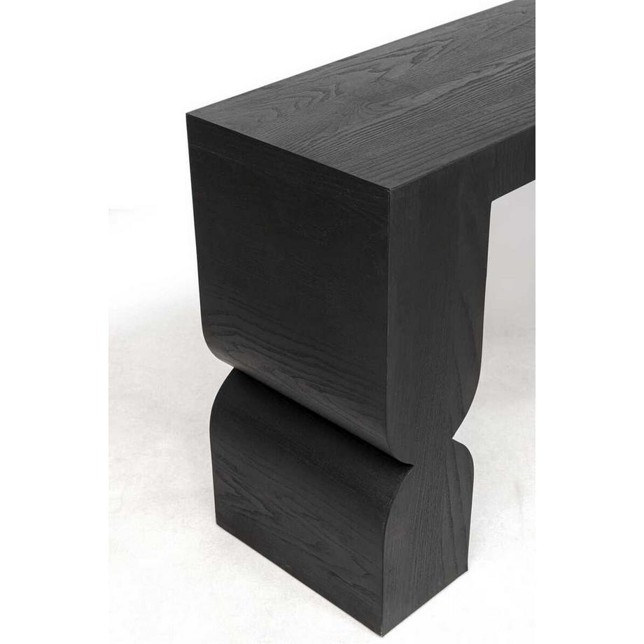 KARE Design Console Curve noir 120x76  