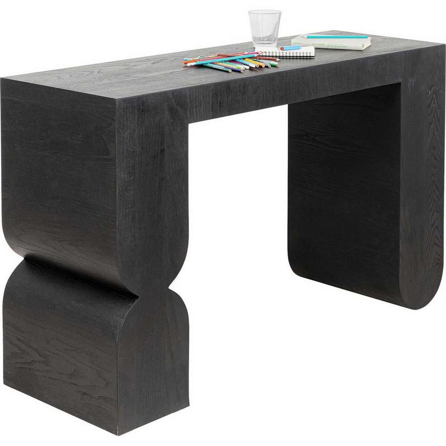 KARE Design Console Curve noir 120x76  