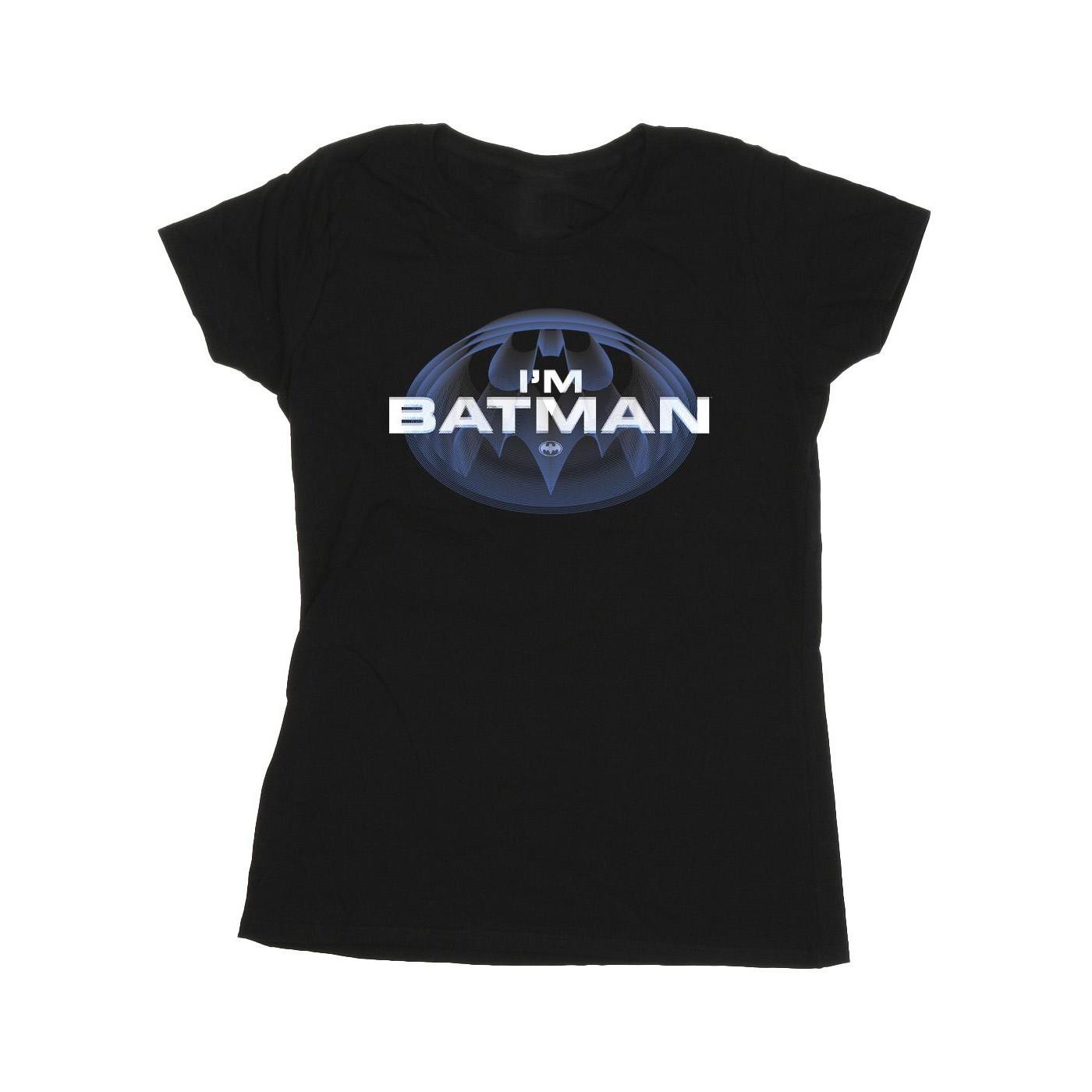 Image of The Flash I'm Batman Tshirt Damen Schwarz XXL