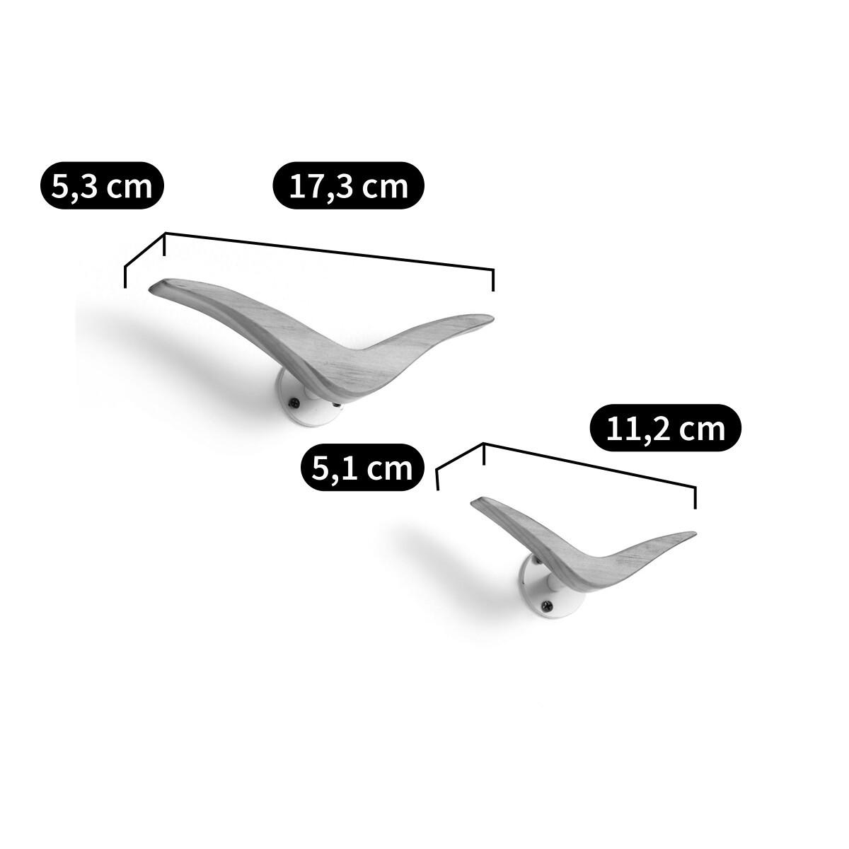 La Redoute Intérieurs 2er-Set Kleiderhaken in Vogelform  