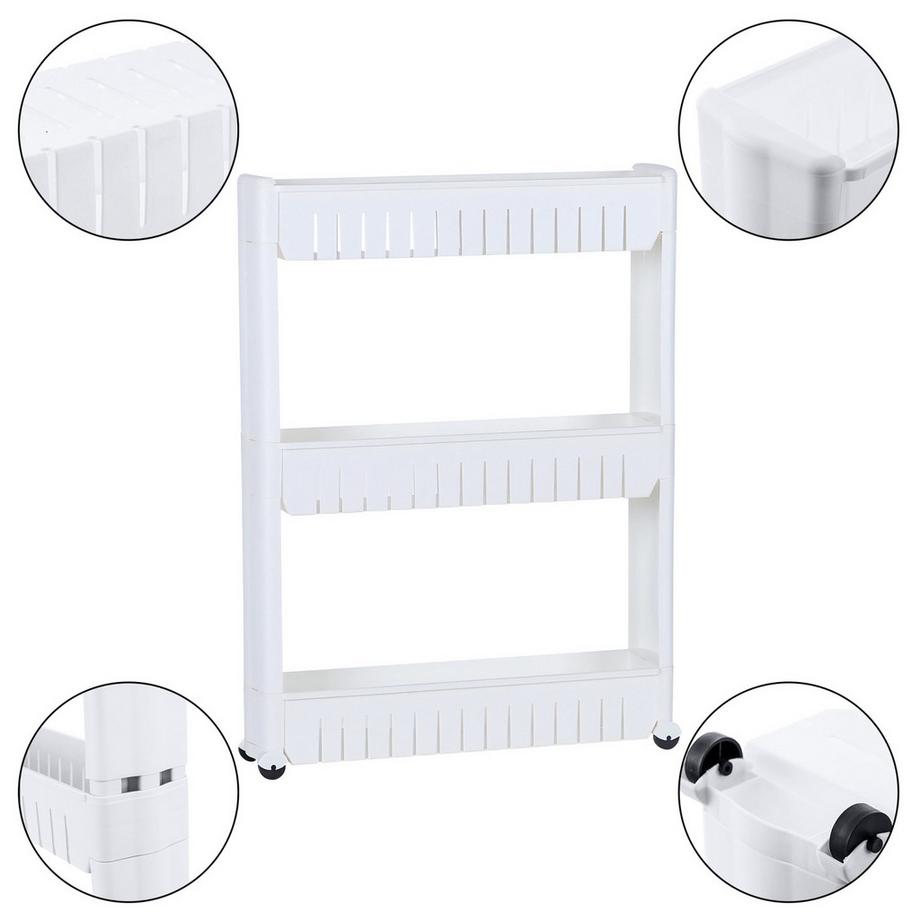 Intirilife Étagère mobile  