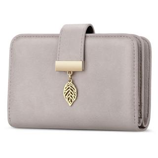 Only-bags.store Portafoglio in pelle Molti scomparti Protezione RFID 18 fessure per carte Catena con cerniera Laccetto  