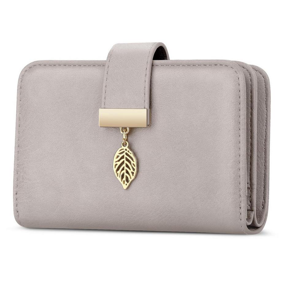 Only-bags.store Ledergeldbörse Viele Fächer RFID Schutz 18 Kartenfächer Reissverschlusskette Schlüsselband  