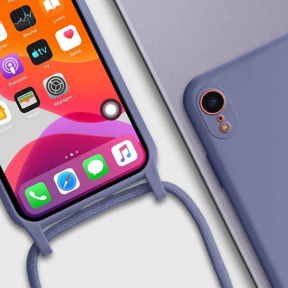 Avizar  Kettenhülle iPhone XR Blaulila 