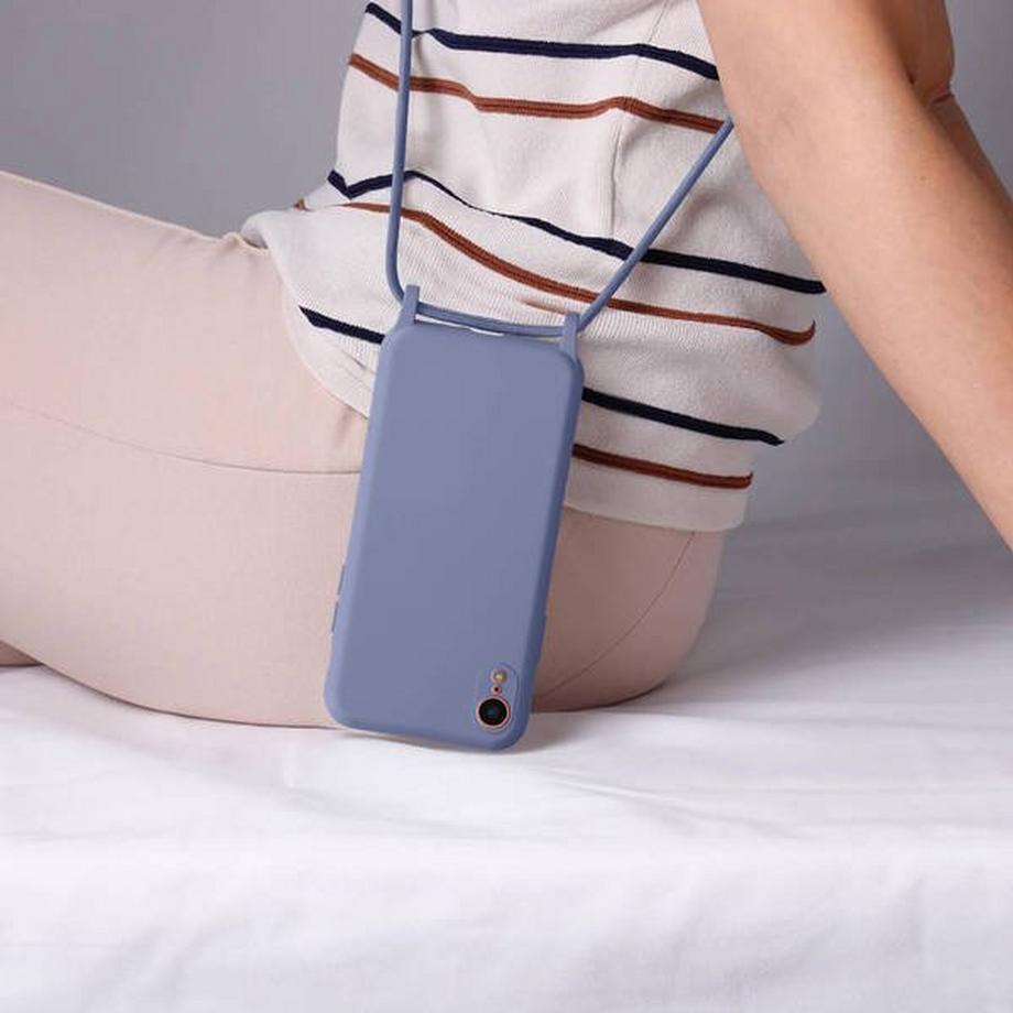 Avizar  Kettenhülle iPhone XR Blaulila 