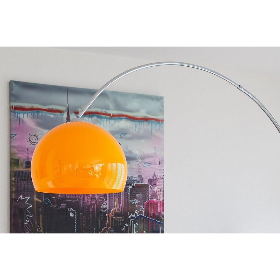 mutoni  Bogenlampe 208cm orange 