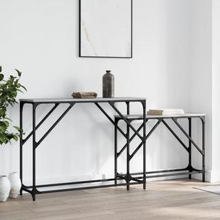 VidaXL Table console gigogne bois d'ingénierie  