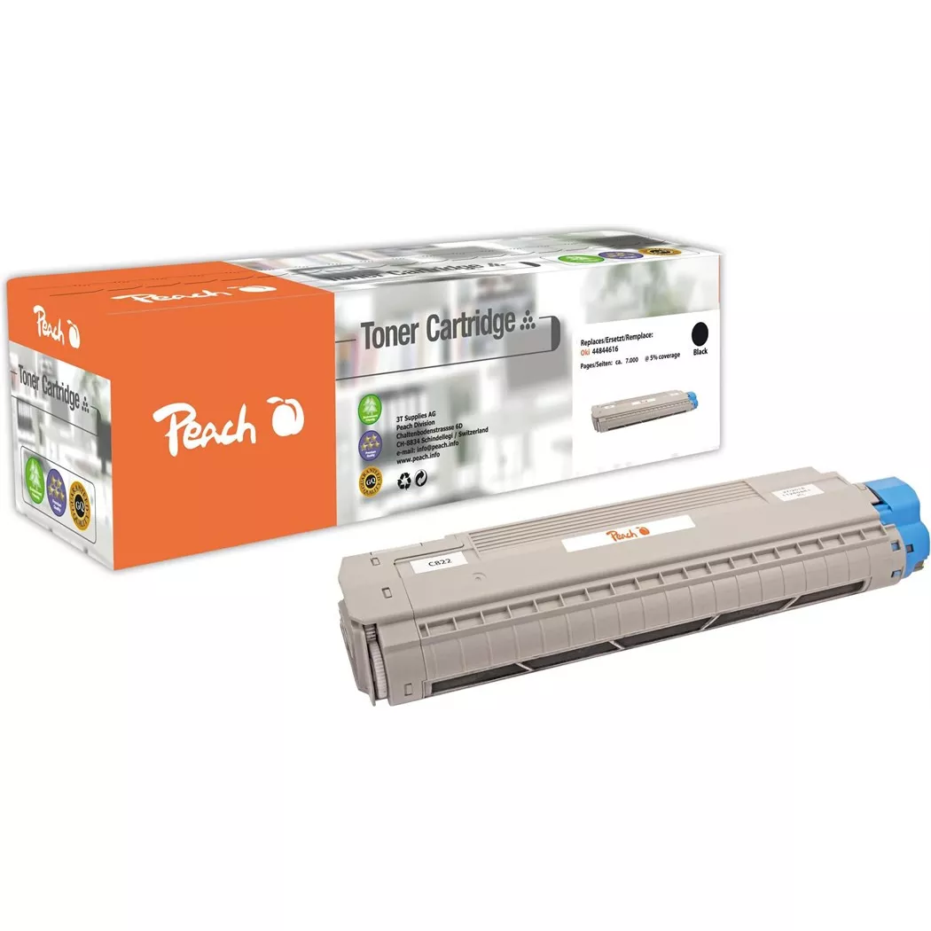 Peach – Toner OKI 44844616 Black, Grau, One Size