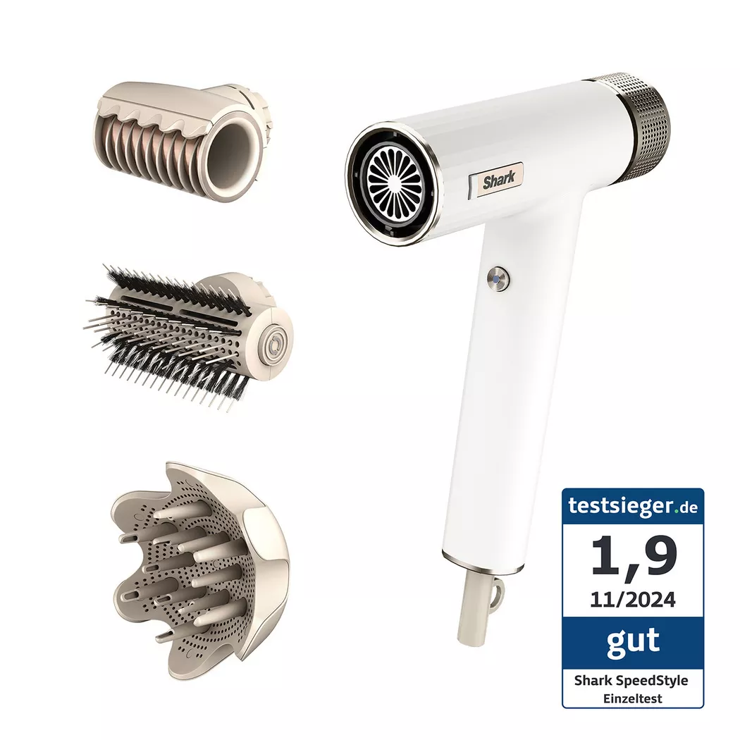 Shark - HD334CH SpeedStyle Coiffeur & Sèche-cheveux, Beige