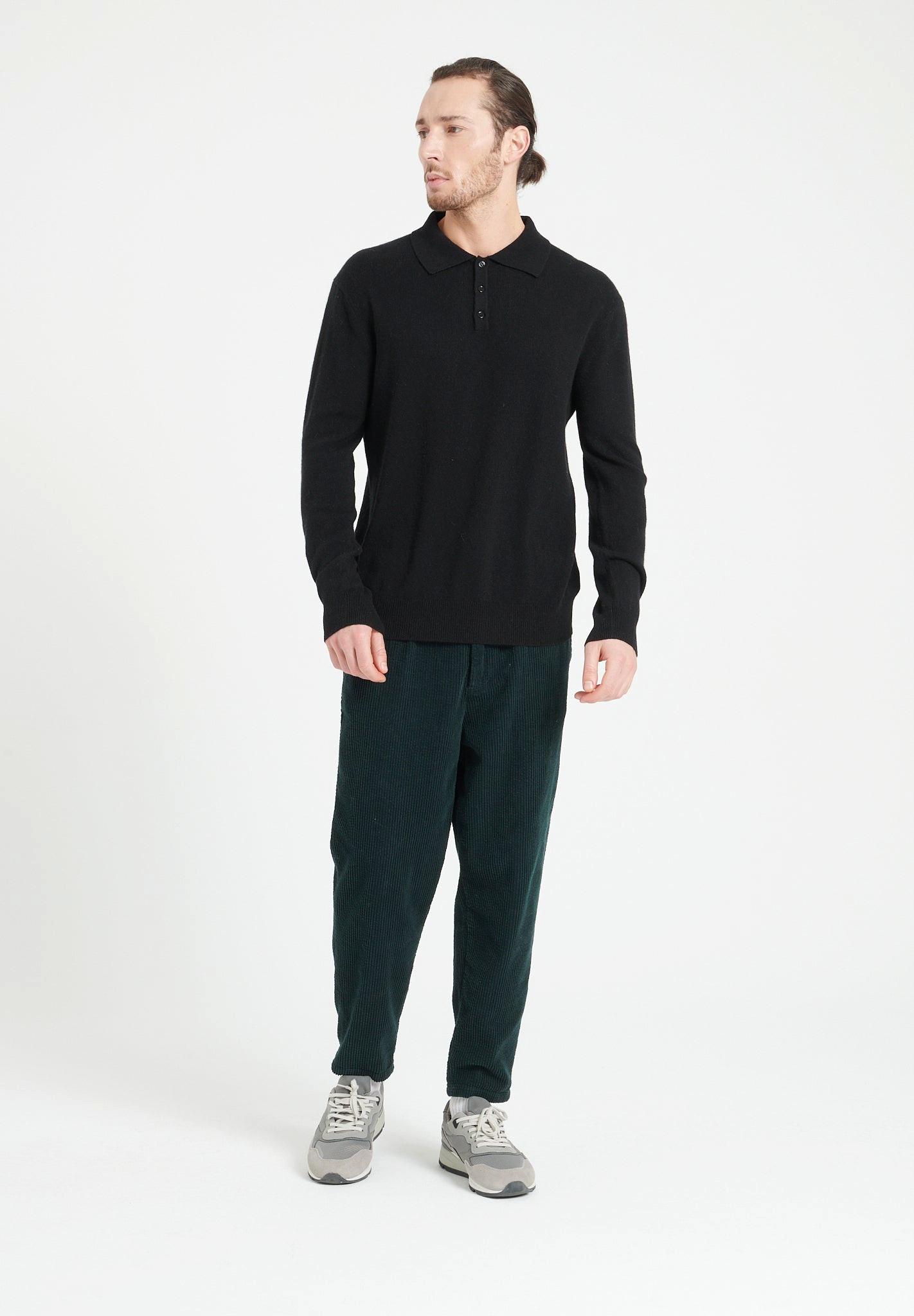 Studio Cashmere8  LUKE 5 Polo manica lunga - 100% cashmere 