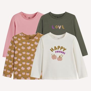 4er-Pack Langarmshirts