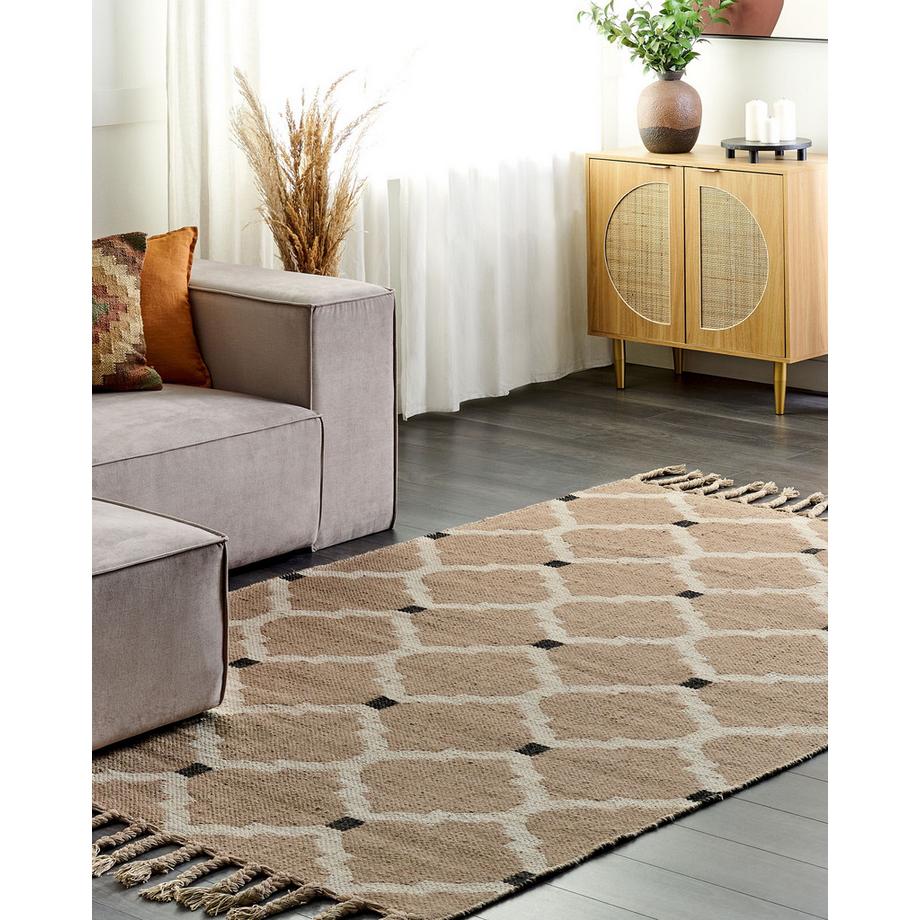 Beliani Tapis en Jute  ORENCIK  