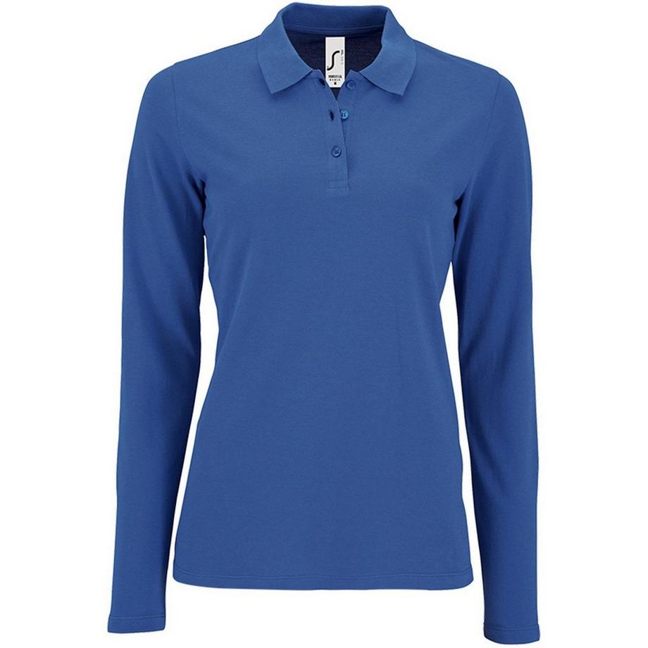 SOLS Langärmliges Poloshirt  