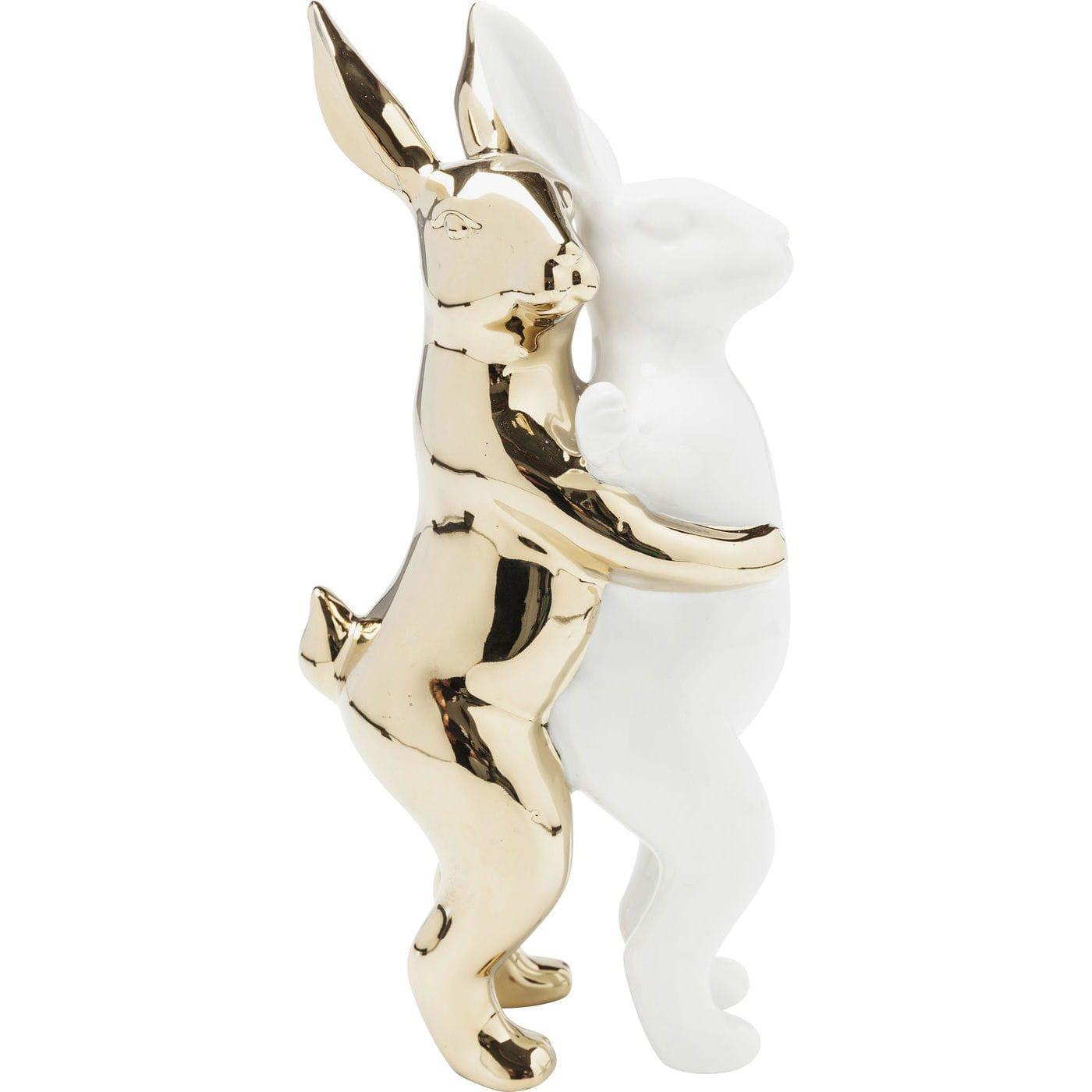 KARE Design  Deko Figur Hugging Rabbits Medium 