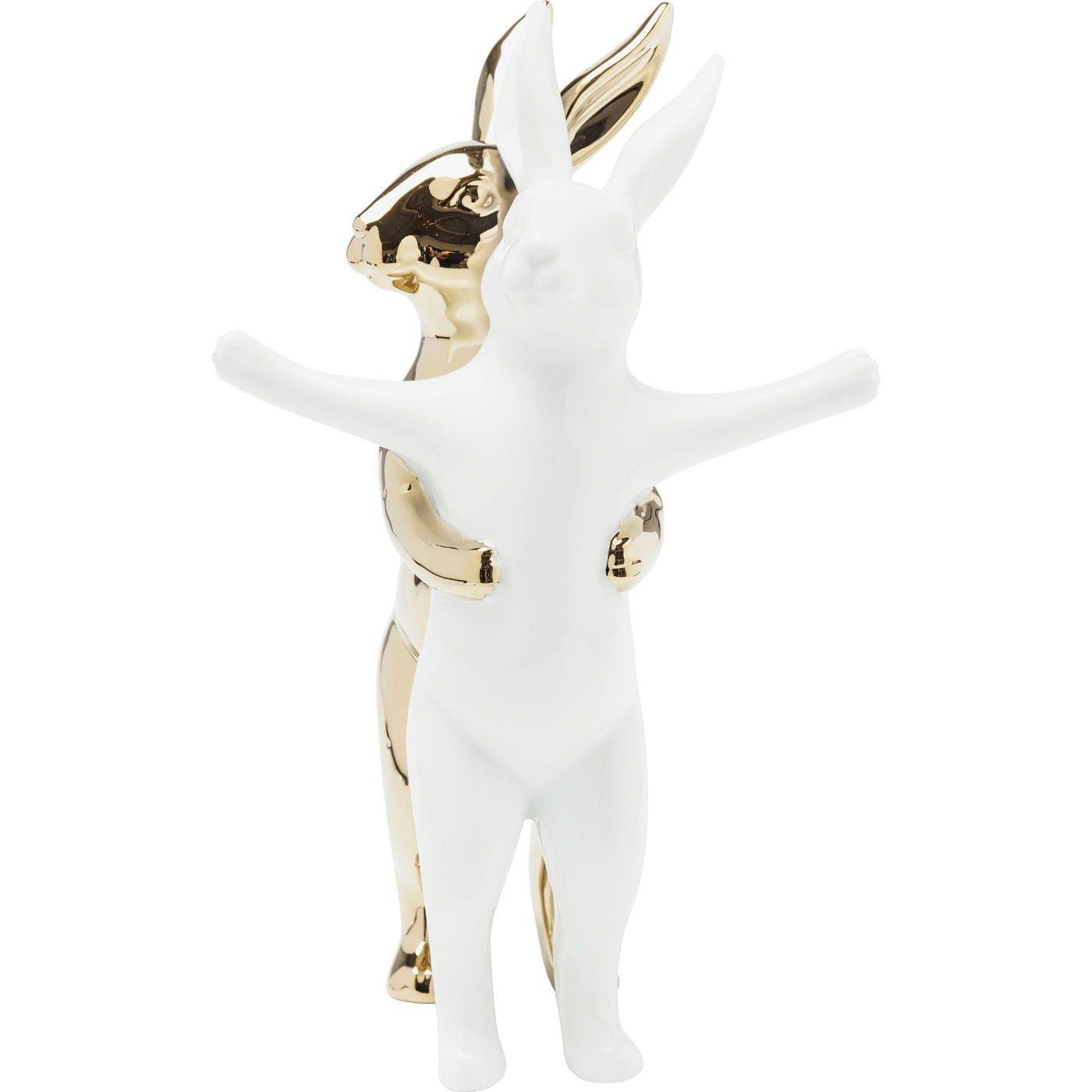 KARE Design  Deko Figur Hugging Rabbits Medium 