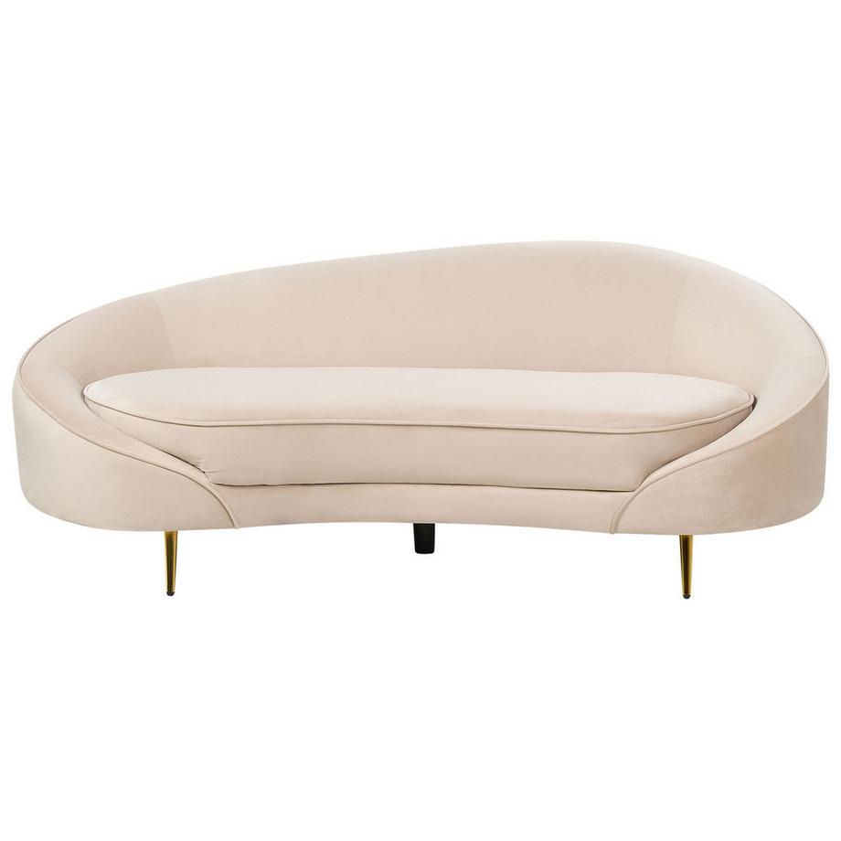 3 Sitzer Sofa aus Samtstoff Glamourös SAVAR