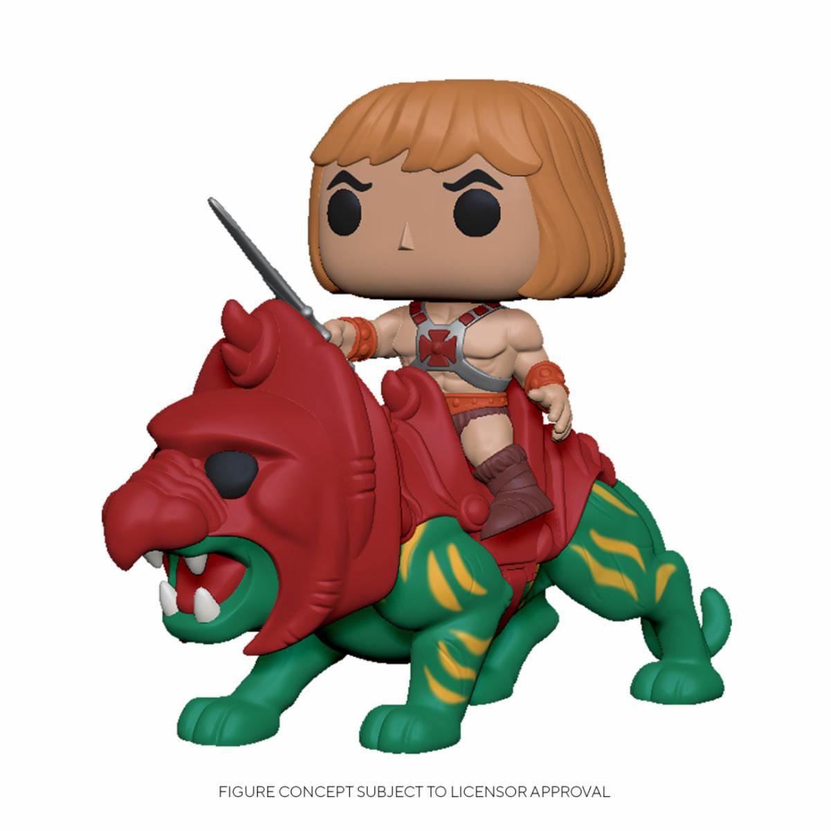 Image of Masters of the Universe POP! Rides Vinyl Figur HeMan on Battle Cat