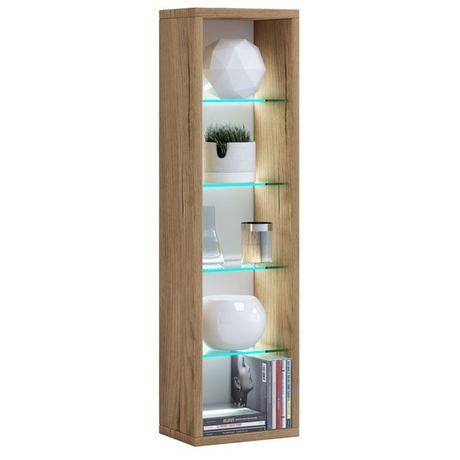 VCM Holz Wandregal Hängeregal Regal Bücherregal Wandboard Deko Glas Rasato L  