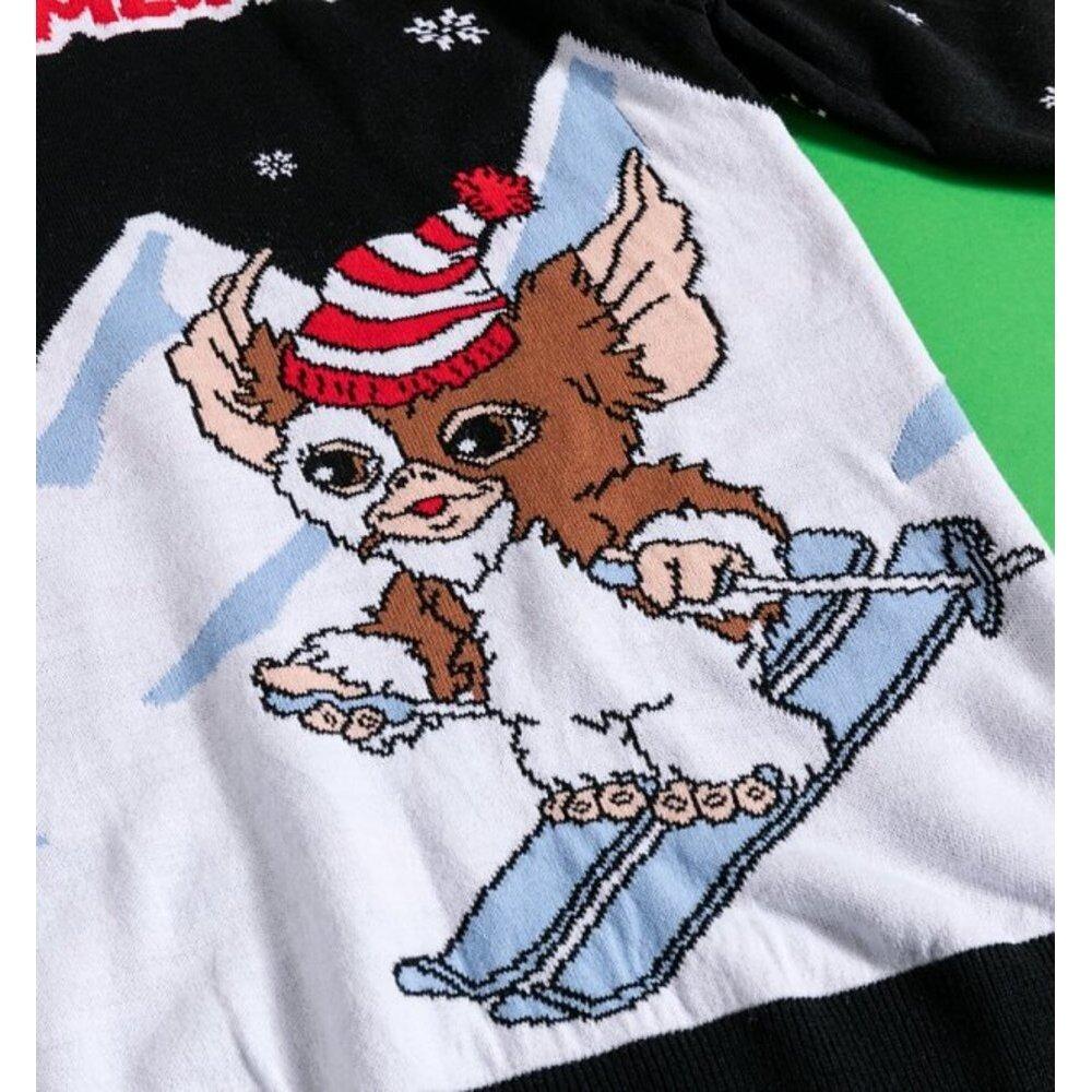 Gremlins  Skiing Pullover  weihnachtliches Design 