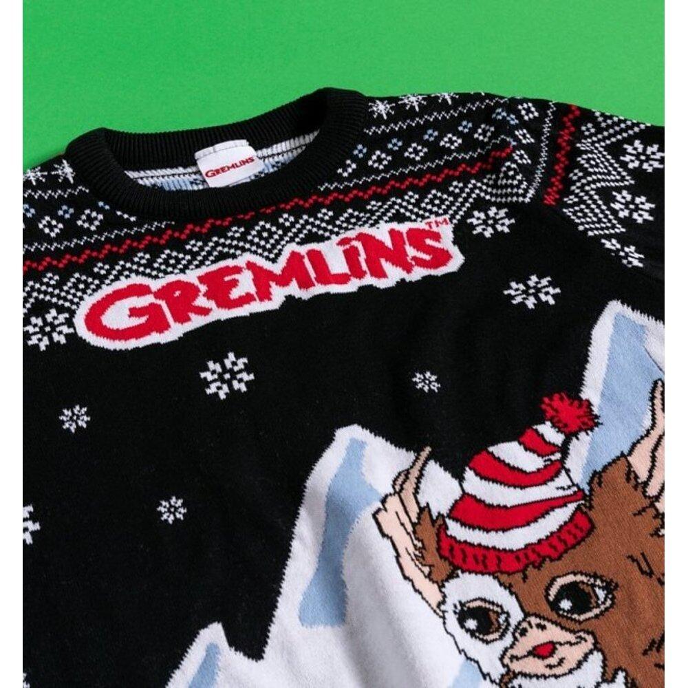 Gremlins  Skiing Pullover  weihnachtliches Design 