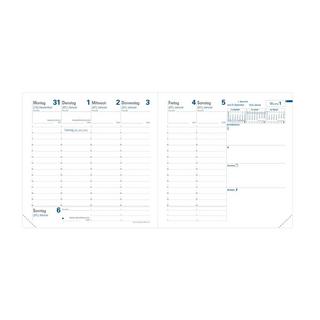 QUO-VADIS Quo Vadis - Einlagen Terminkalender - 2025 - Executif - Die Woche Planning - Deutsch - Dez/Dez - 16x16 cm - Clairefontaine-Papier Weiß - Hergestellt in Frankreich  