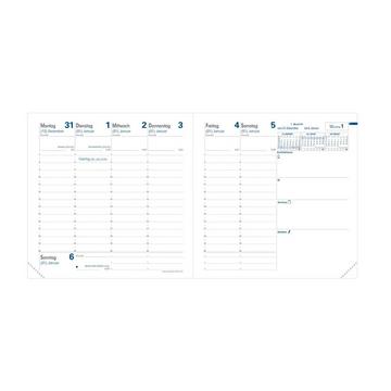 Quo Vadis - Einlagen Terminkalender - 2025 - Executif - Die Woche Planning - Deutsch - Dez/Dez - 16x16 cm - Clairefontaine-Papier Weiß - Hergestellt in Frankreich