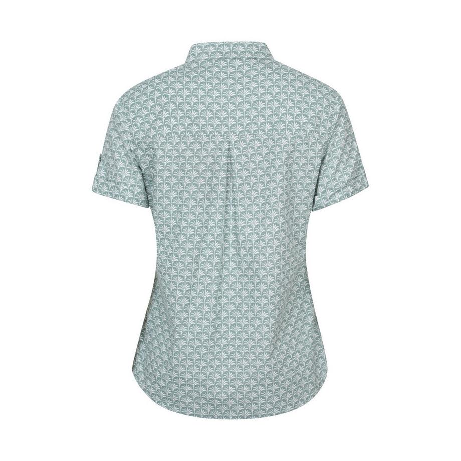 Mountain Warehouse Kurzarmhemd mit Palmen Allover-Print  