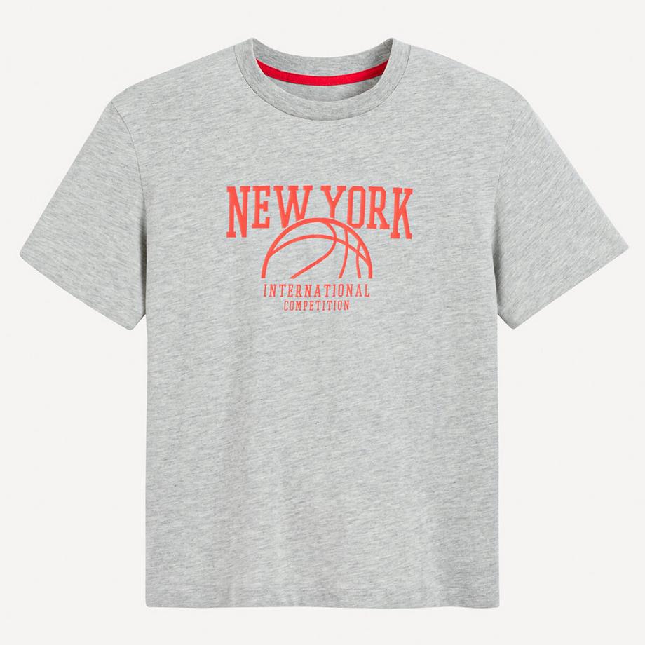 La Redoute Collections  T-Shirt mit Basketball-Print 
