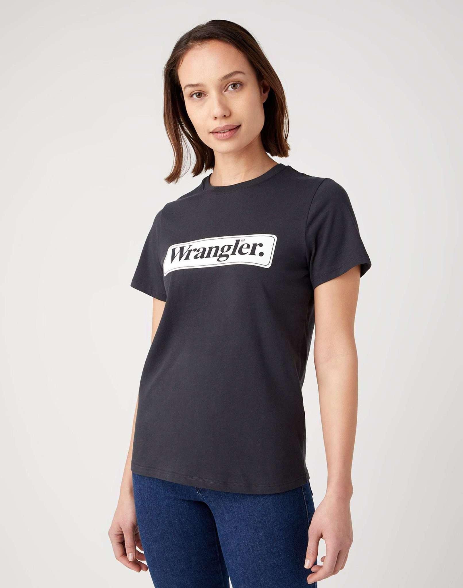 Image of T-shirts Regular Tee Damen Schwarz S