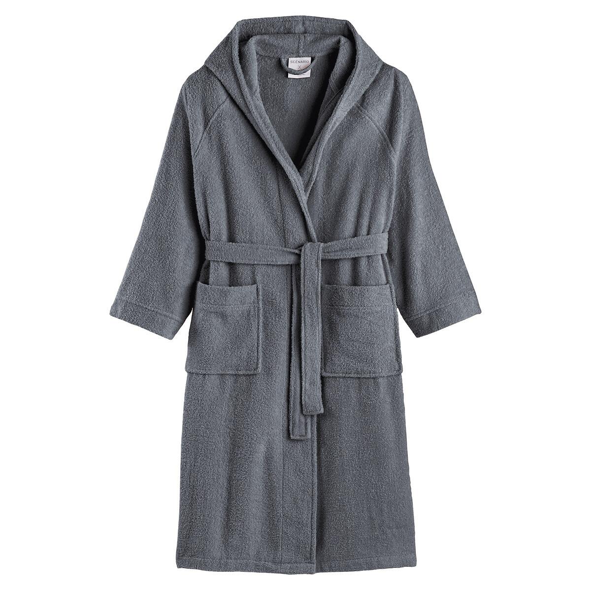 Image of Bademantel Scenario Mit Kapuze Damen Grau 46
