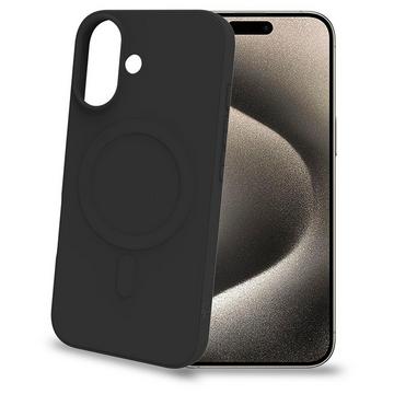 Cromomag Coque en caoutchouc souple MagSafe compatible iPhone 16 Noir