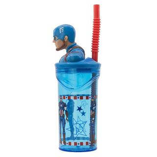 Stor Avengers "Invincible" Captain America 3D Figur (360 ml) - Trinkbecher  