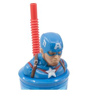 Stor Avengers "Invincible" Captain America 3D Figur (360 ml) - Trinkbecher  